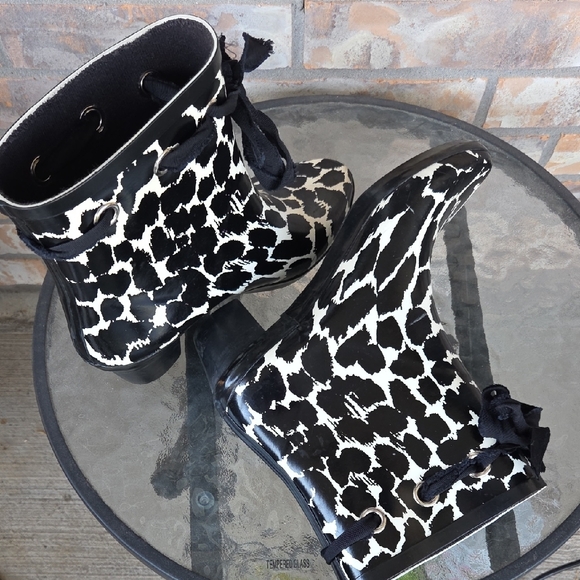 KATE SPADE New York Women's Ankle Rain Boots Size 10 - Picture 6 of 8